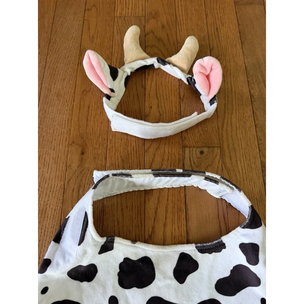 Chick Fil A Dual Adult Visor & Baby Cow Halloween Family Costume